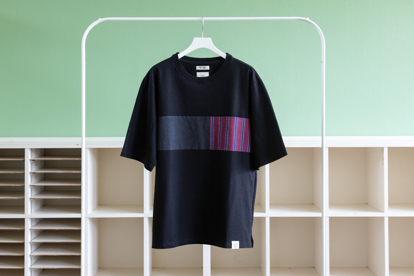 IIE Lab.×SIOME AIZUMOMEN switching TEE / 黄昏縞