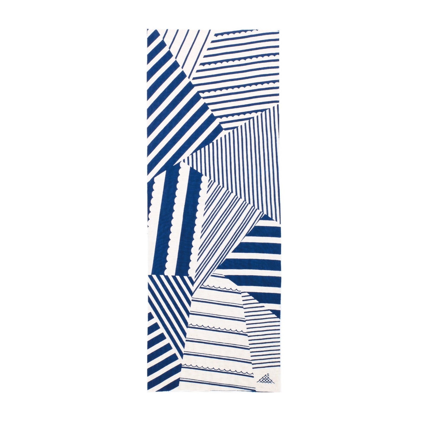 潮目の重ね縞 / 濃紺